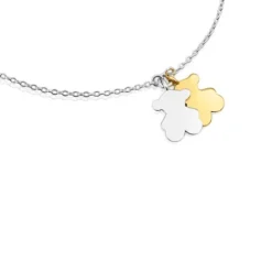 Pulseira urso corrente bicolor Sweet Dolls