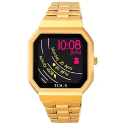 Relógio B-Connect em aço IP dourado