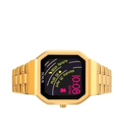 Relógio B-Connect em aço IP dourado