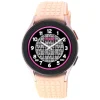 Relógio Samsung Galaxy Watch 5 X TOUS smartwatch em alumínio rosa com banda de silicone rosa