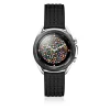 Relógio Samsung Galaxy Watch3 X TOUS em aço IP preto com correia em silicone preto
