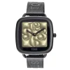 Relógio smartwatch com bracelete em aço IP preto D-Connect