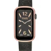 Relógio smartwatch com bracelete em aço IP cinzento e caixa de alumínio na cor IPRG rosado TOUS T-Band Mesh