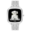 Relógio smartwatch com bracelete em aço D-Connect