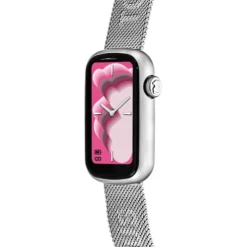 Relógio smartwatch com bracelete em aço e caixa de alumínio TOUS T-Band Mesh