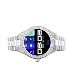Relógio smartwatch T-Bear Connect com bracelete em aço