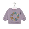 Sweatshirt logótipo TOUS circular Casual lilás
