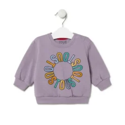 Sweatshirt logótipo TOUS circular Casual lilás