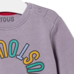 Sweatshirt logótipo TOUS circular Casual lilás