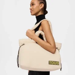 Tote bag grande bege TOUS Carol Soft