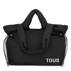 Tote bag grande preta TOUS Carol Soft