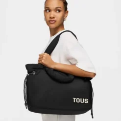 Tote bag grande preta TOUS Carol Soft
