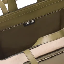 Tote bag média bege e caqui TOUS Nanda