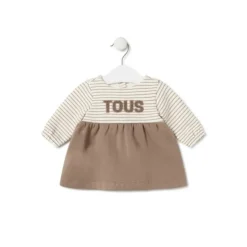 Vestido de bebé para menina Classic bege