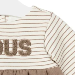Vestido de bebé para menina Classic bege