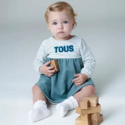 Vestido de bebé para menina Classic bege