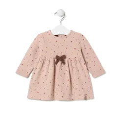 Vestido de menina com Ursos Pink cor-de-rosa