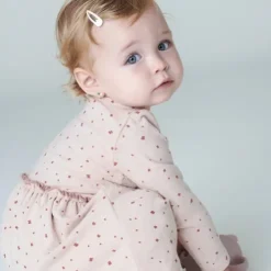 Vestido de menina com Ursos Pink cor-de-rosa